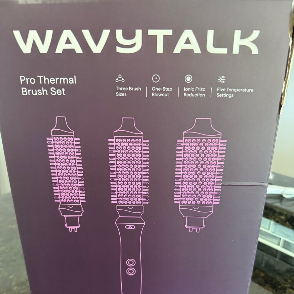 Wavytalk Heatwave Pro Ionic Thermal Brush Set